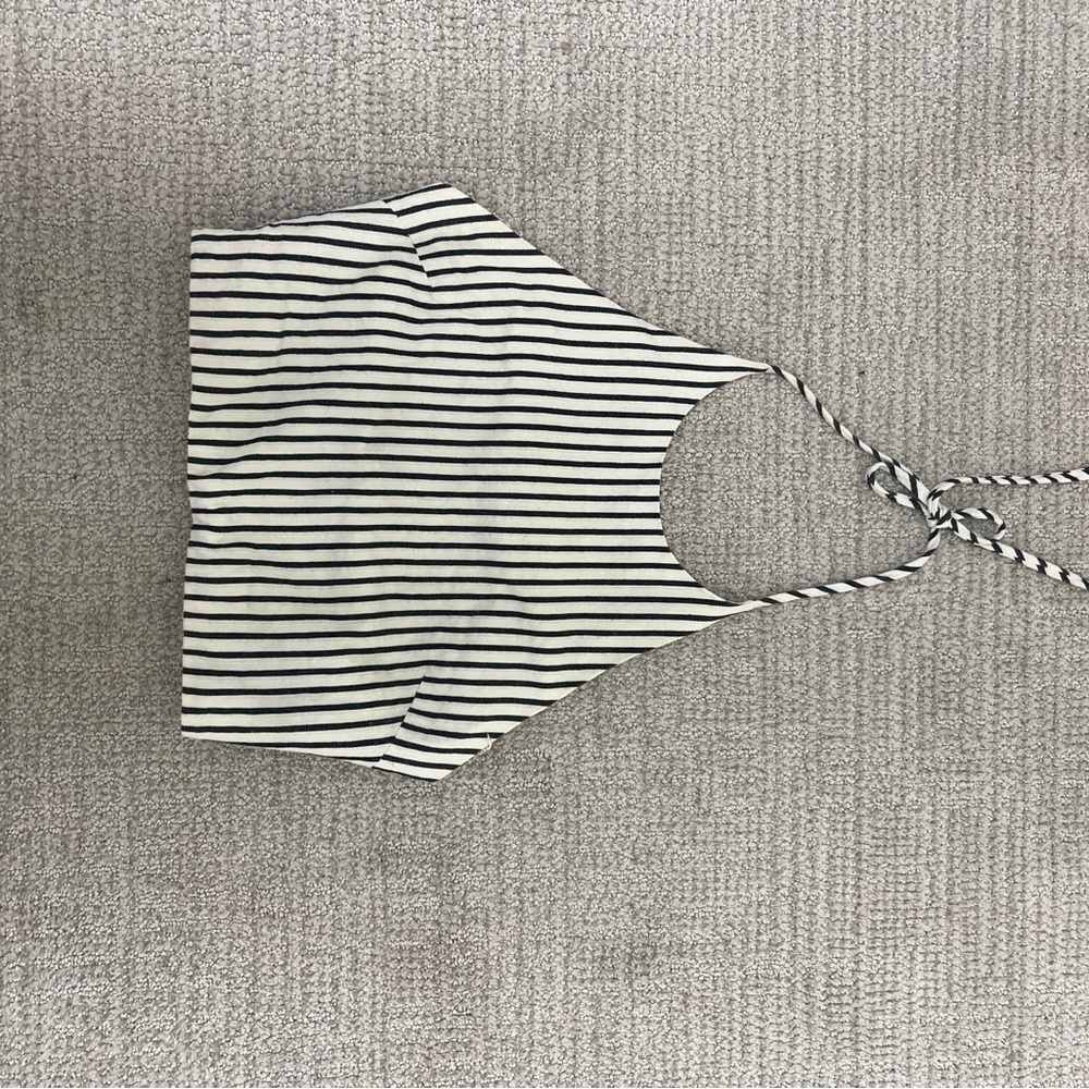 Alice and Olivia striped pants and halter neck top. Matching set.
